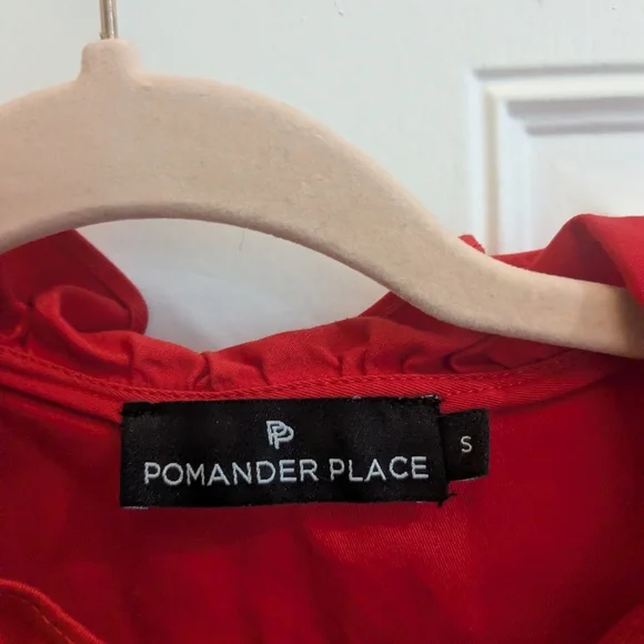 Tuckernuck Pomander Place Red Claiborne Dress - Picture 3 of 4